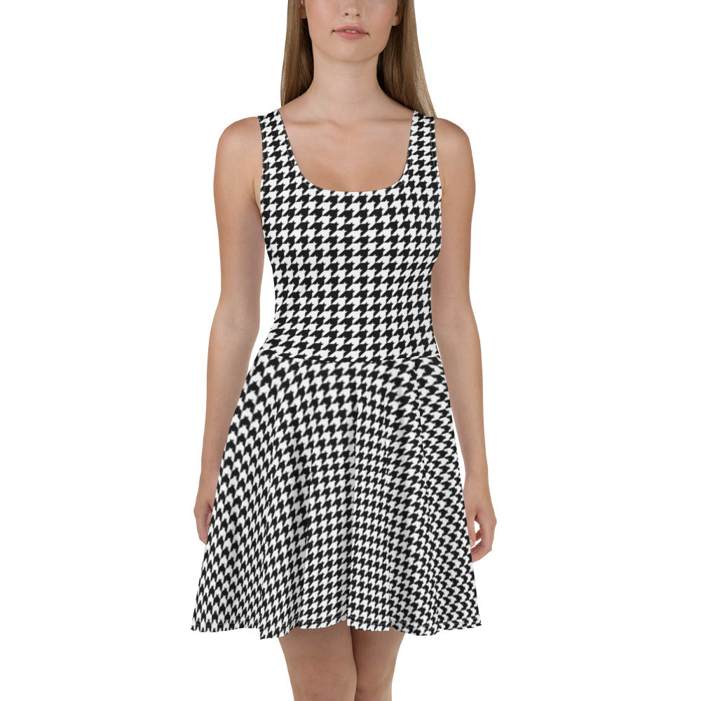 houndstooth fit and flare dress Classic Houndstooth Fit & Flare Dress – Christiana Nisi