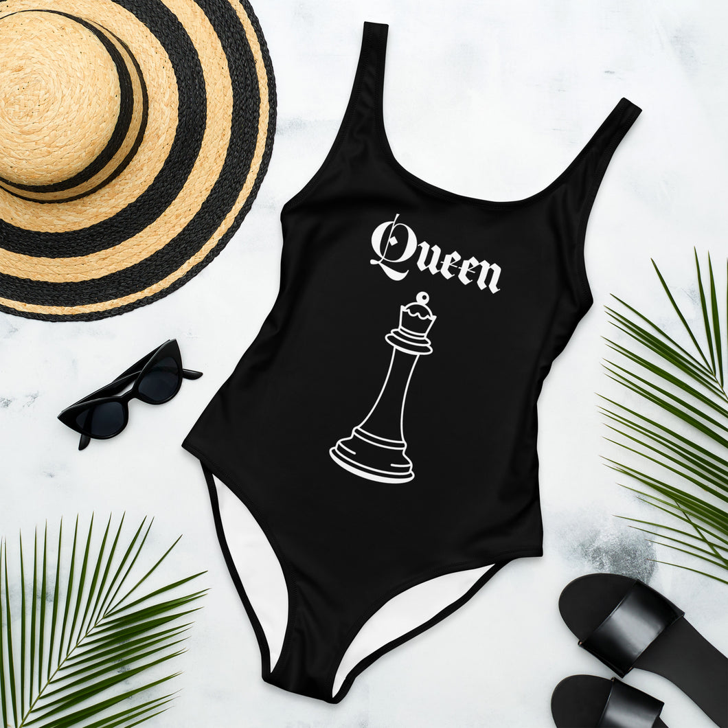 Queen chess peice, one-Piece Swimsuit