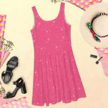 Barbie Pink Two Toned Star Skater Dress