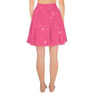 Barbie pink two toned stars Skater Skirt