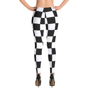Black and white checkered Leggings