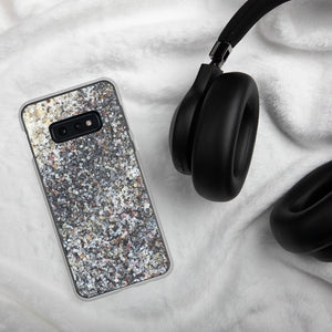 Sand - White, Black, Gray Ombré Samsung phone case
