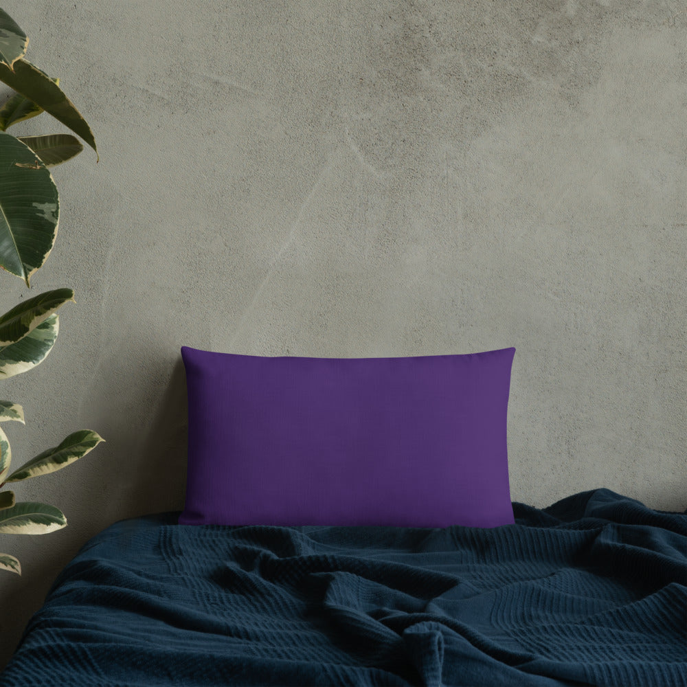 Square & Rectangle Dark Purple Pillows
