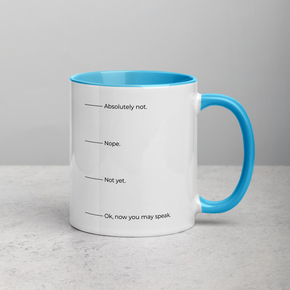 Shh. Not Yet Epoxy Coffee Mug – CupItDesigns