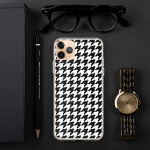 Small Print Classic Houndstooth iPhone Case