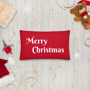 Red Merry Christmas Pillow